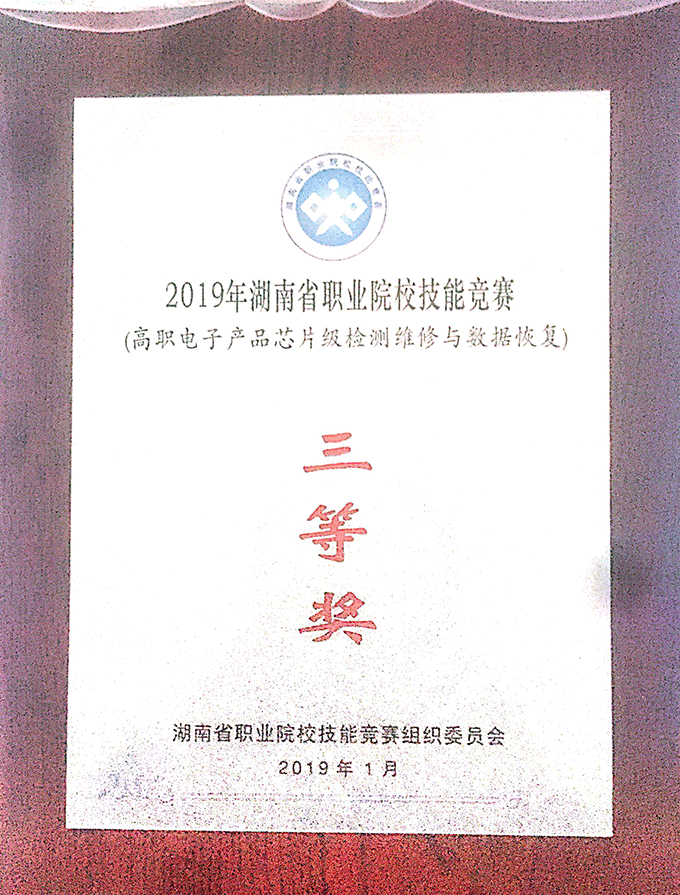 我校学子在2019年省职业院校技能竞赛中喜获佳绩